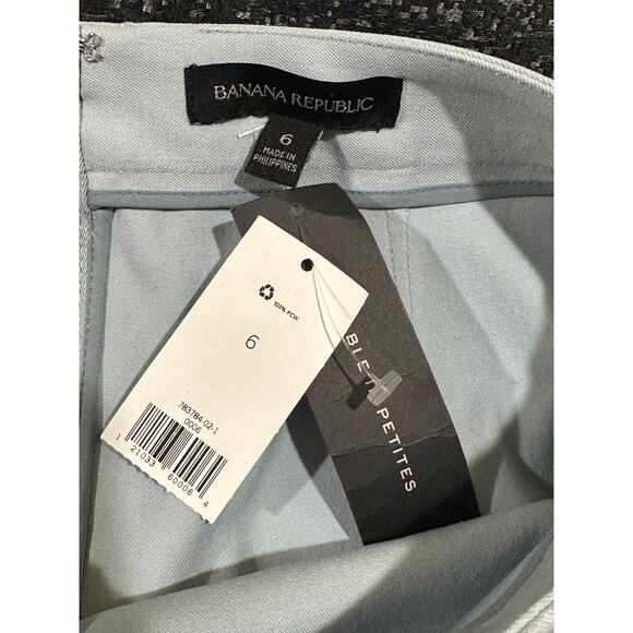 Banana Republic Women's Light Blue Dressy Pencil Skirt Size 6 NWT Stretchy - Picture 2 of 11